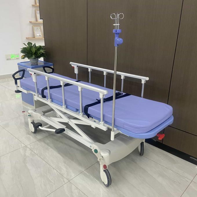 हाइड्रोलिक स्ट्रेचर Hhospital Equipment Medical Patient ट्रॉली फोल्डिंग गार्डिल व्हीलचेयर ट्रांसफर b 0