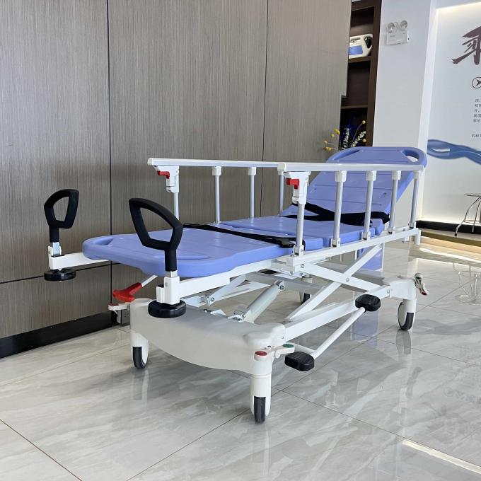 हाइड्रोलिक स्ट्रेचर Hhospital Equipment Medical Patient ट्रॉली फोल्डिंग गार्डिल व्हीलचेयर ट्रांसफर b 3