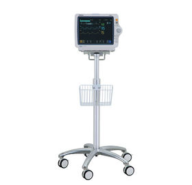 रोगी मॉनिटर कंप्यूटर वर्कस्टेशन ट्रॉली रोल स्टैंड डिक्शाल मेडिकल हाइट 850-1200 मिमी के लिए