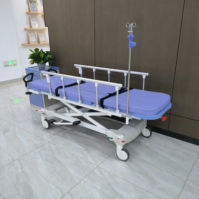 हाइड्रोलिक स्ट्रेचर Hhospital Equipment Medical Patient ट्रॉली फोल्डिंग गार्डिल व्हीलचेयर ट्रांसफर b