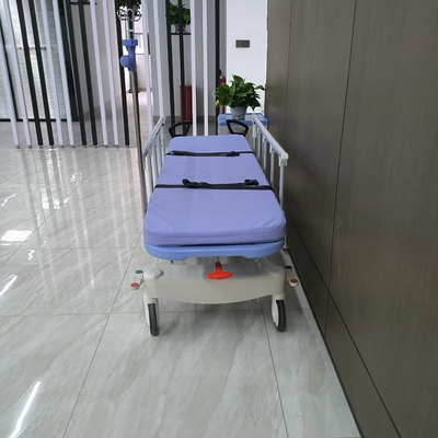 हाइड्रोलिक स्ट्रेचर Hhospital Equipment Medical Patient ट्रॉली फोल्डिंग गार्डिल व्हीलचेयर ट्रांसफर b