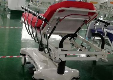 लाल रंग ABS लक्जरी स्ट्रेचर अस्पताल आपातकालीन बिस्तर, साफ करने के लिए आसान