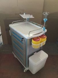स्टेनलेस स्टील मेडिकल ट्रॉली कार्ट, अस्पताल आईसीयू इमरजेंसी ट्रॉली ड्रग डिलीवरी