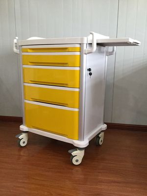 अस्पताल ABS सर्जिकल उपकरण टिकाऊ मेडिकल ट्रॉली कार्ट