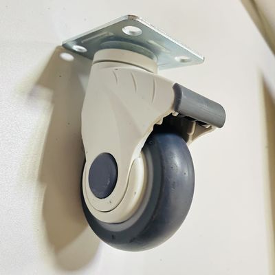 अस्पताल के बिस्तर सहायक उपकरण कुंडा साइलेंट पीपी TPR मेडिकल ढलाईकार पहियों
