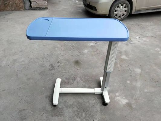 गैस स्प्रिंग अस्पताल के बेड ट्रे पर एडजस्टेबल ओवर बेड टेबल