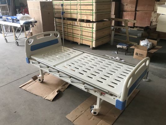 एडजस्टेबल बैक मैनुअल मेडिकेयर 480mm 250kgs सिंगल क्रैंक हॉस्पिटल बेड