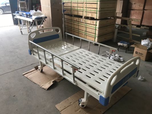 एडजस्टेबल बैक मैनुअल मेडिकेयर 480mm 250kgs सिंगल क्रैंक हॉस्पिटल बेड