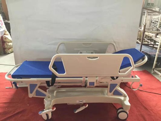 पीपी साइड रेल परिवहन ट्रॉली अस्पताल रोगी स्थानांतरण आपातकालीन स्ट्रेचर ट्रॉली