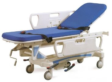 मरीजों के लिए अस्पताल हाइड्रोलिक इमरजेंसी स्ट्रेचर ट्रॉली मेडिकल