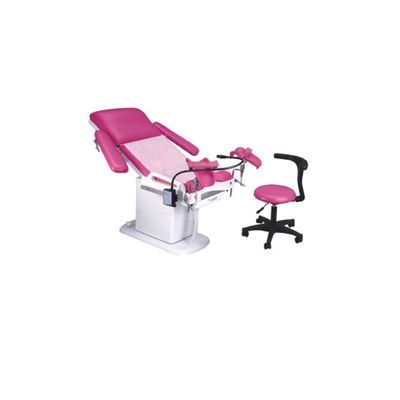 अस्पताल गुलाबी इलेक्ट्रिक Gynaec परीक्षा टेबल लैंप के साथ प्रसूति तालिकाDelivery बिस्तर