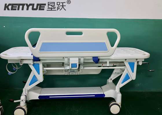 एबीएस इमरजेंसी स्ट्रेचर ट्रॉली मैनुअल क्रैंक